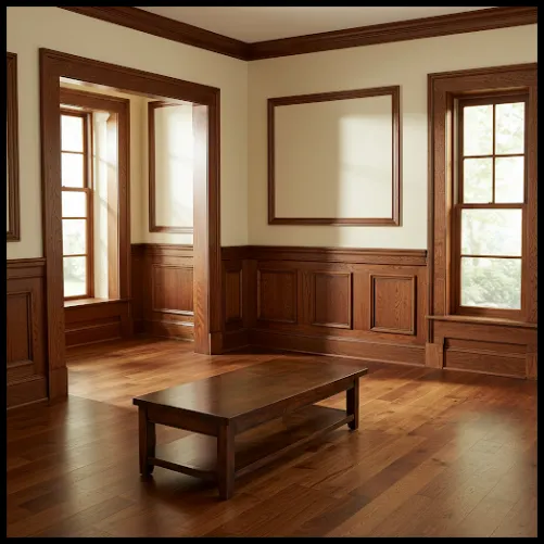 Opt for Stained Wood Trim