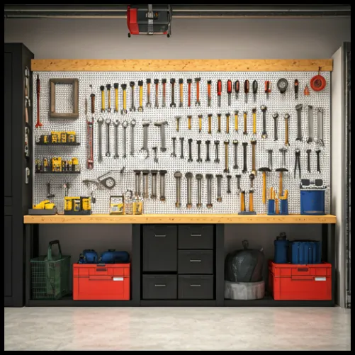 . Pegboard Wall