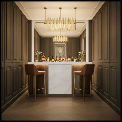 Hallway Home Bar