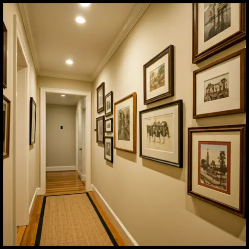 Gallery Wall Hallway Decor Idea