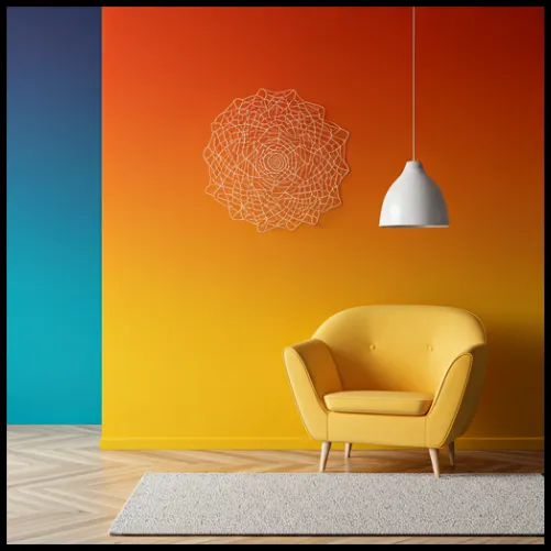 Gradient Painted Walls