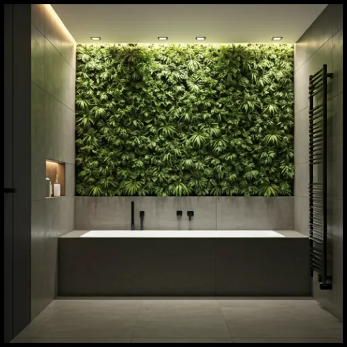 Faux Green Wall