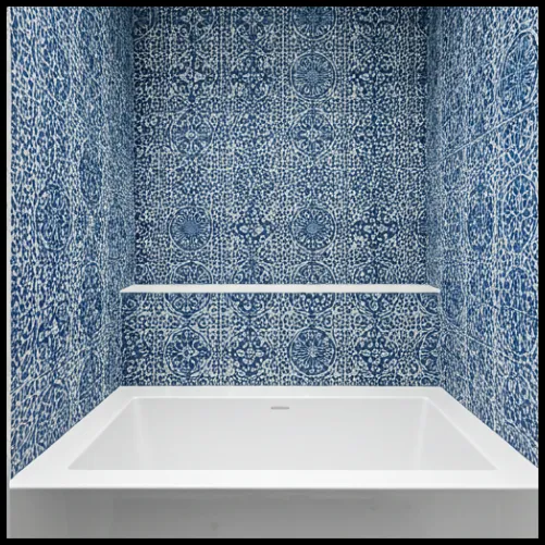 Patterned Tile Niche