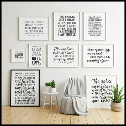 Inspirational Quote Walls